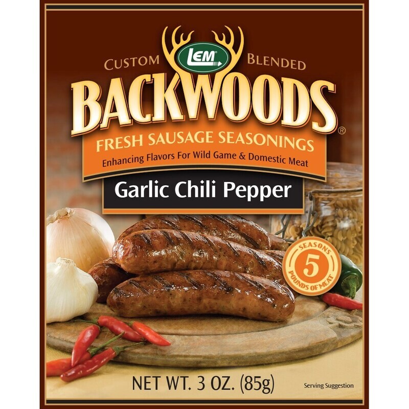 LEM Garlic Chili Pepper Fresh Sausage