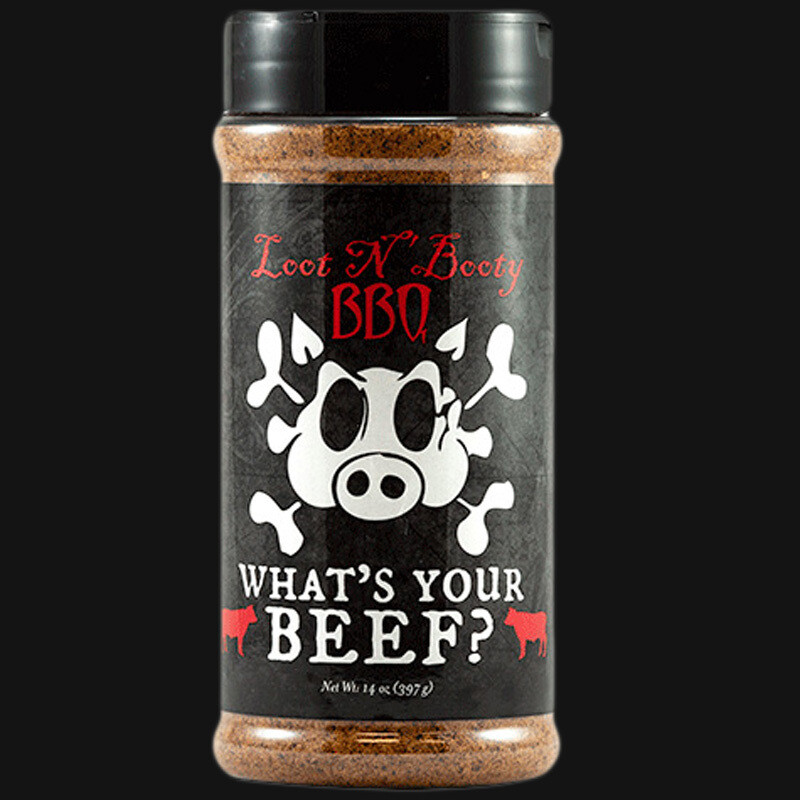 Loot N Booty BBQ What's Your Beef? Rub 14oz