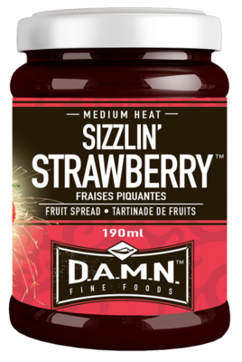 DAMN Fine Foods Sizzlin Strawberry Spread