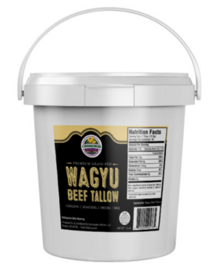 Premium Rendered Wagyu Beef Tallow 1.5lb Tub