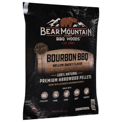 Bear Mountain Premium Bourbon BBQ Wood Pellets 20lb