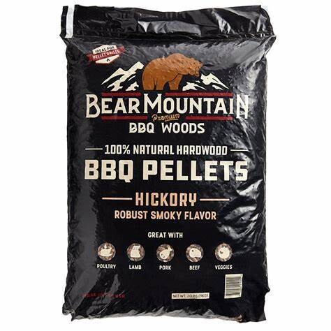 Bear Mountain Hickory BBQ Wood Pellets 20lb