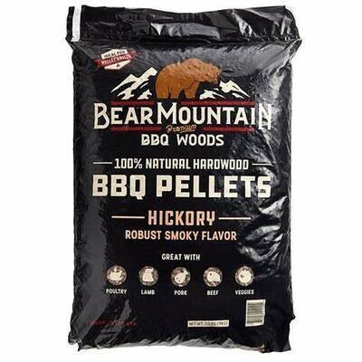 Bear Mountain Hickory BBQ Wood Pellets 20lb