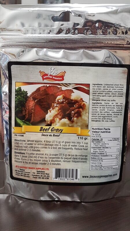 JB's Beef Gravy Mix
