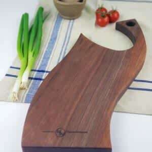 Muskoka Modern Curved Chopping Board - Walnut