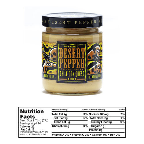 Desert Pepper Chili Con Queso 454g