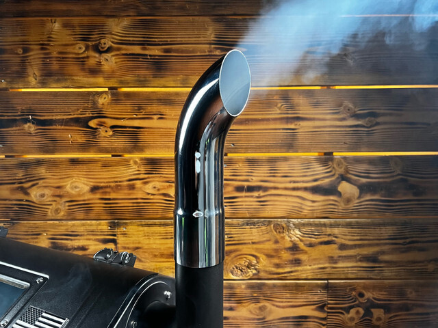 Pimp My Grill Pellet Smoke Stack - Stainless Fits All Model GMGs (Less DC/Trek)