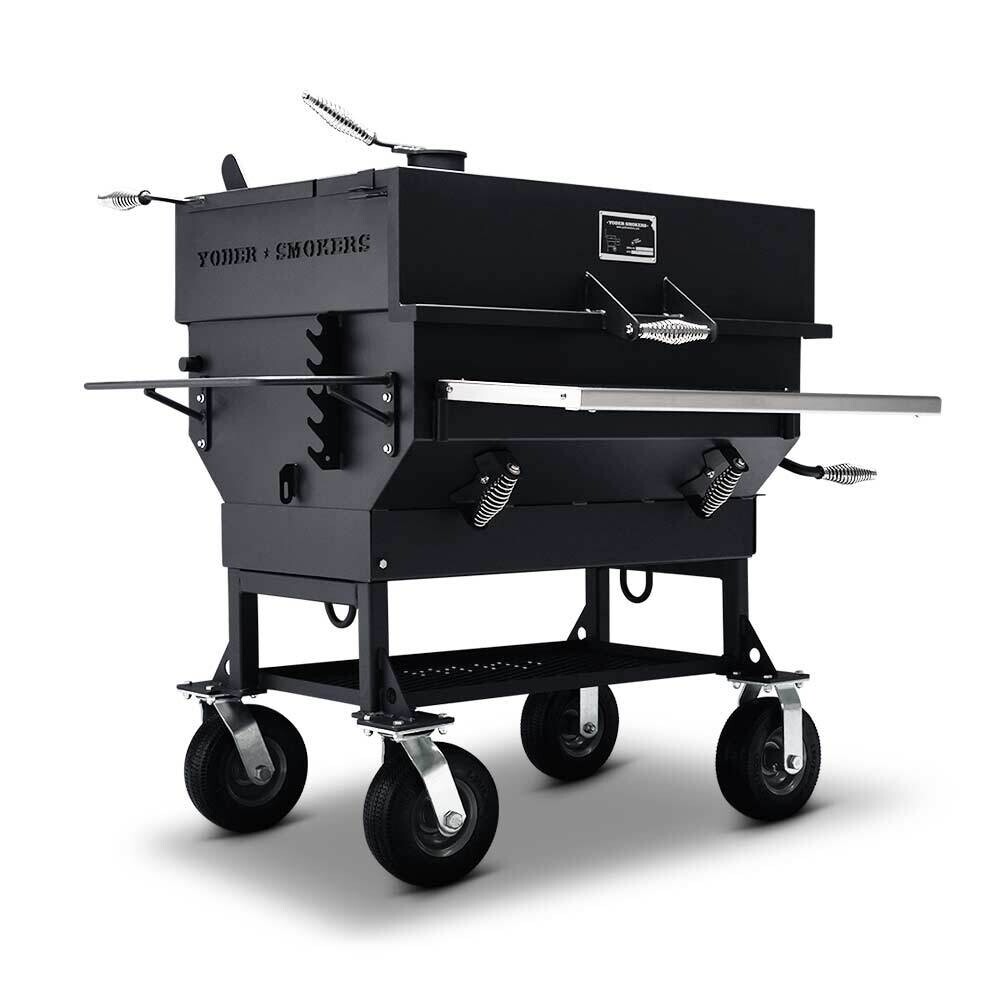 Yoder 24x36 Standard Cart Flat Top Charcoal Grill