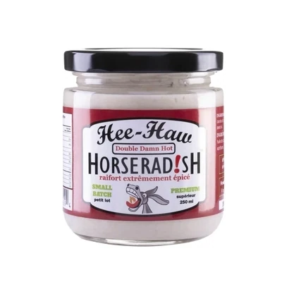 HeeHaw Double Dam Hot Horseradish 250ml