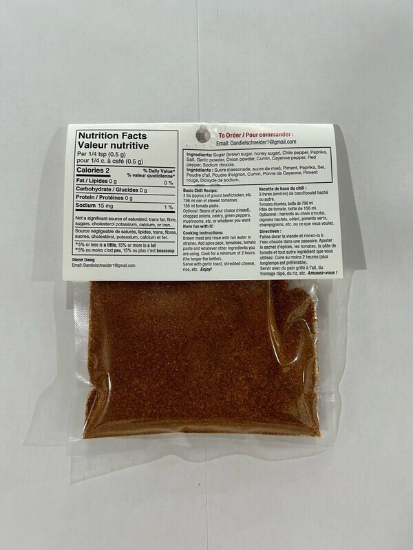 Diezel Dawg Chili Mix Hot