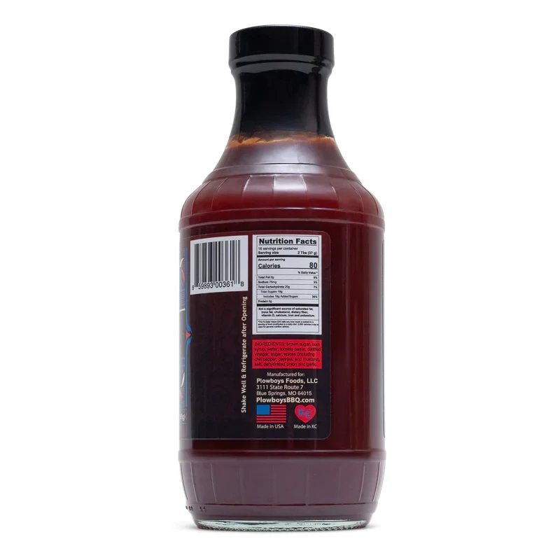 Plowboys Sweet 180 Sassy & Sweet BBQ Sauce