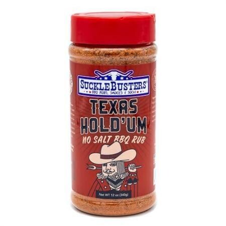 SuckleBusters - Texas Hold'Um -No Salt BBQ Rub 12oz