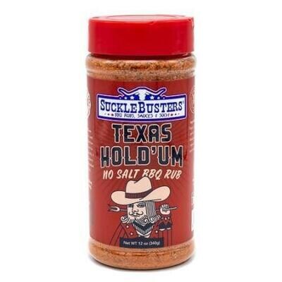 SuckleBusters - Texas Hold'Um -No Salt BBQ Rub 12oz