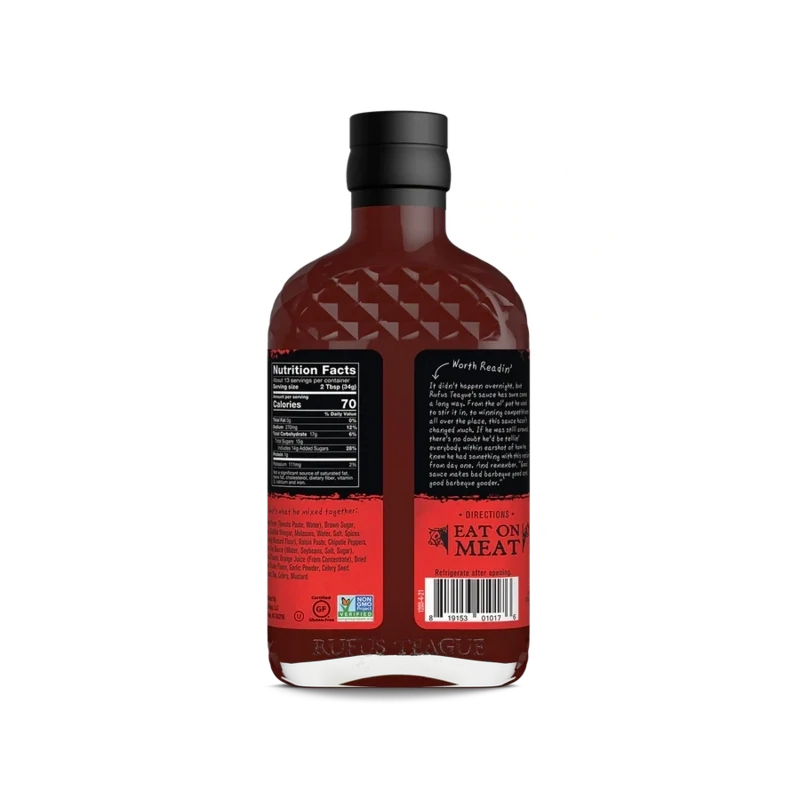 Rufus Teague Blazin Hot BBQ Sauce 16oz