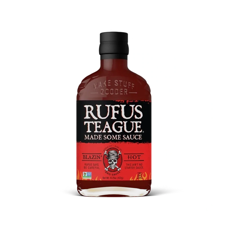 Rufus Teague Blazin Hot BBQ Sauce 16oz
