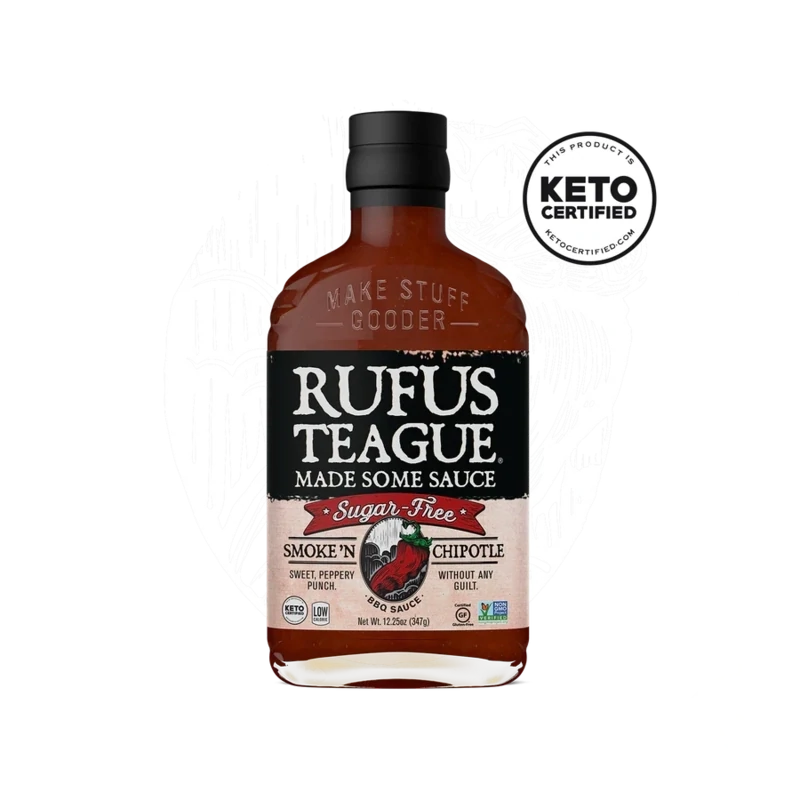 Rufus Teague Smoke N Chipotle Sugar Free BBQ Sauce 16oz