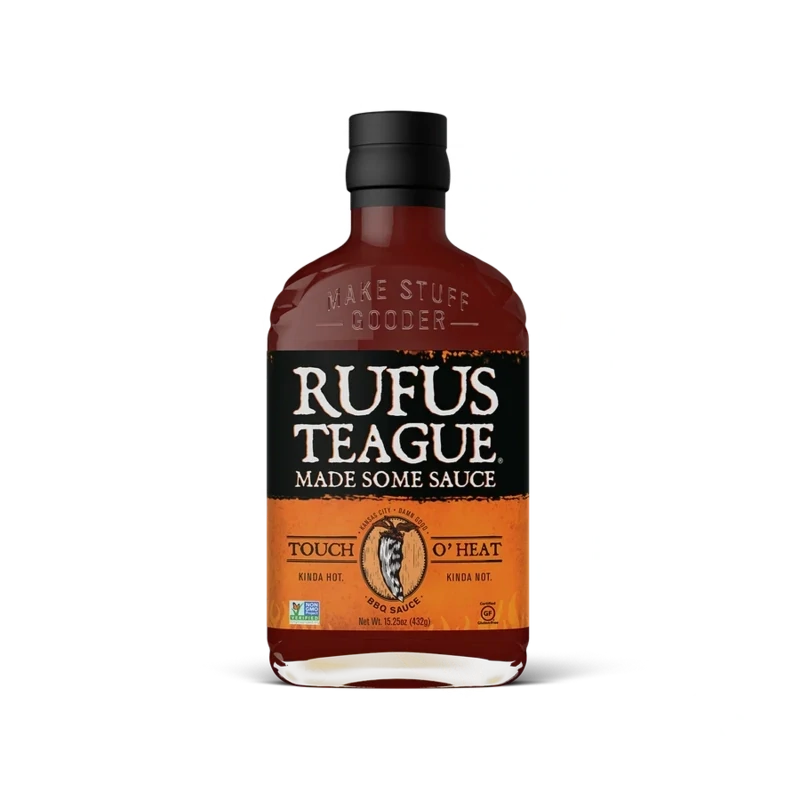 Rufus Teague Touch of Heat BBQ Sauce 16oz