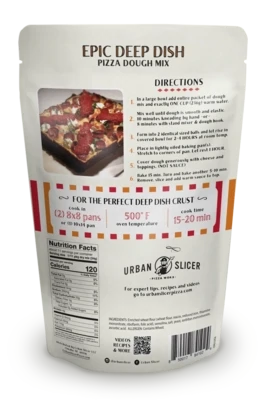 Urban Slicer Detroit Deep Dish Pizza Dough Mix