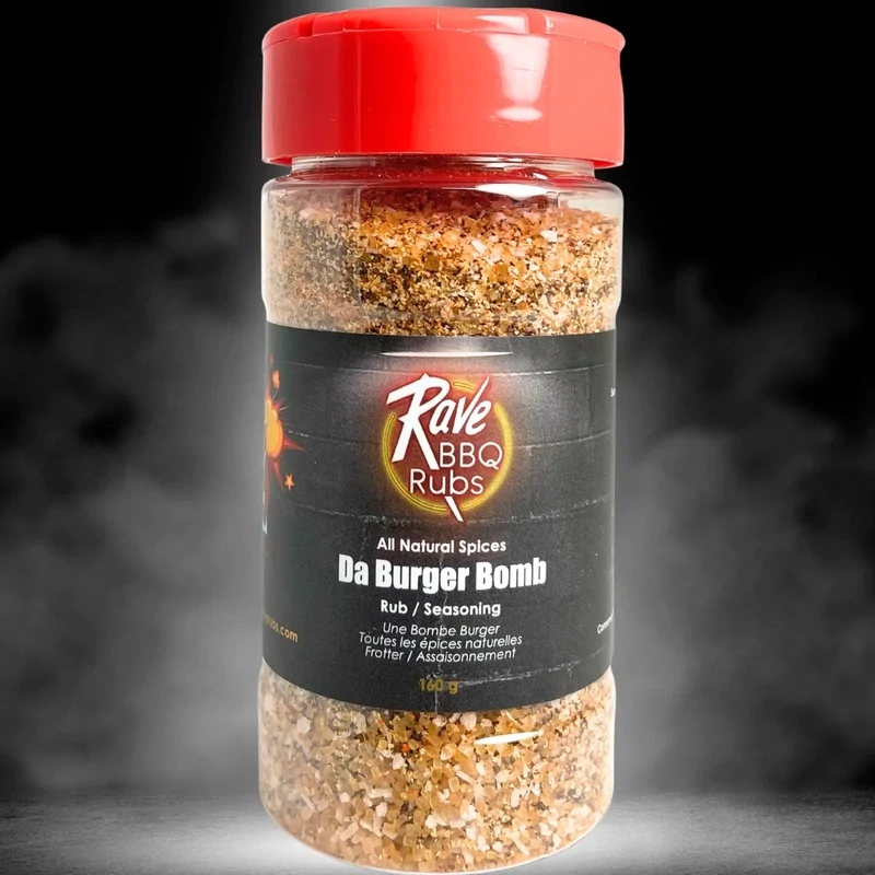 Rave BBQ Rubs Da Burger Bomb