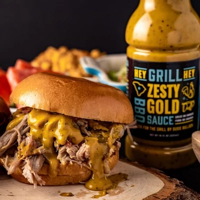 Hey Grill Hey Zesty Gold BBQ Sauce
