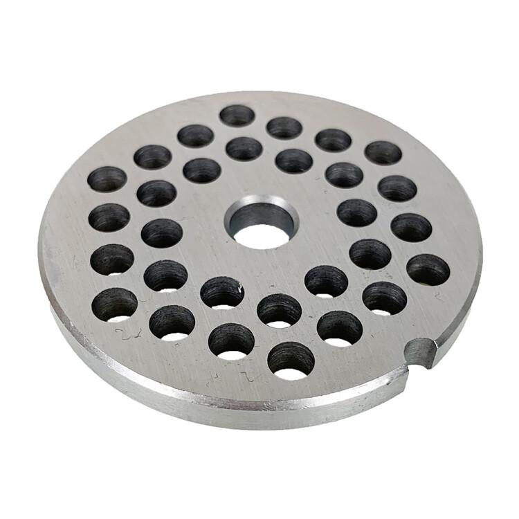 LEM #8 Grinder Plate 6mm Stainless Steel 1/4"