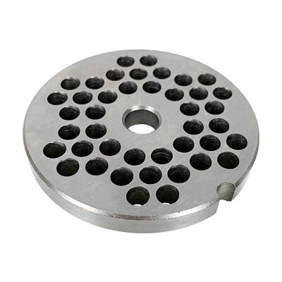 LEM #10/12 Grinder Plate 6mm Stainless Steel 1/4"