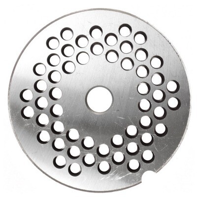 LEM  #20/22  Grinder Plate 6mm Stainless Steel (1/4")