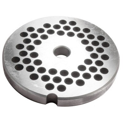 LEM  #20/22  Grinder Plate 6mm Stainless Steel (1/4")