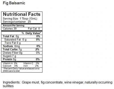 Olea Black Mission Fig Balsamic Vinegar