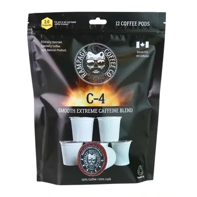Rampage Coffee Pods 12pk C-4 Smooth Extreme