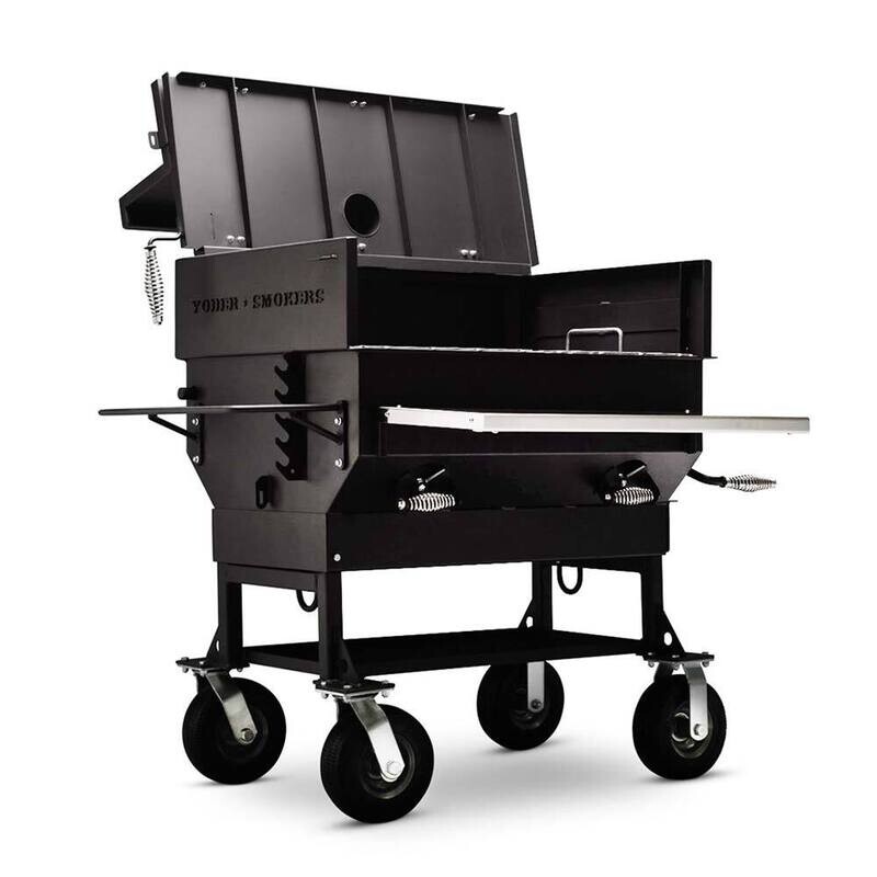Yoder 24x36 Standard Cart Flat Top Charcoal Grill