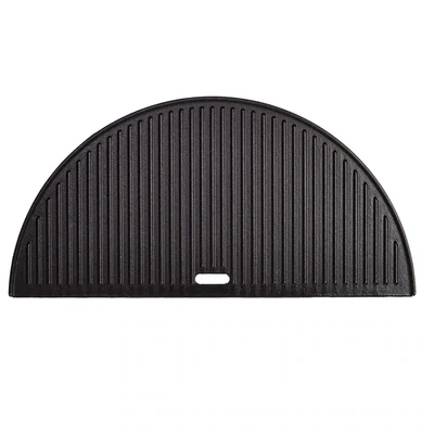 Kamado Joe Half Moon Cast Iron Reversible Griddle (Classic Joe)