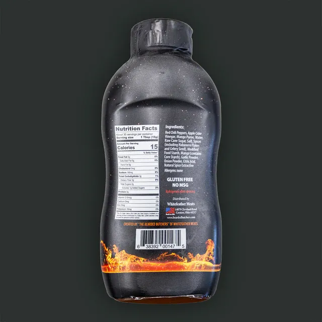 Bearded Butcher Blend Rebel Red Sauce 21.5oz