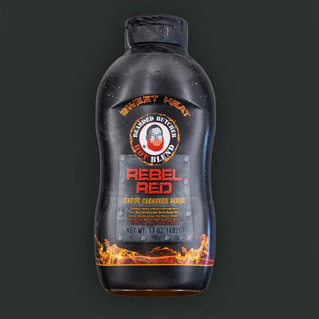 Bearded Butcher Blend Rebel Red Sauce 21.5oz
