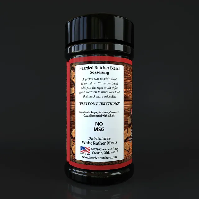Bearded Butcher Blend Seasoning Cinnamon Swirl