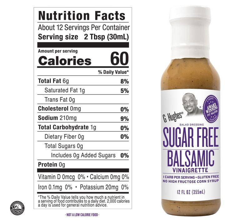 G Hughes Sugar Free Balsamic Vinaigrette