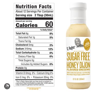 G Hughes Sugar Free Honey Dijon Dressing