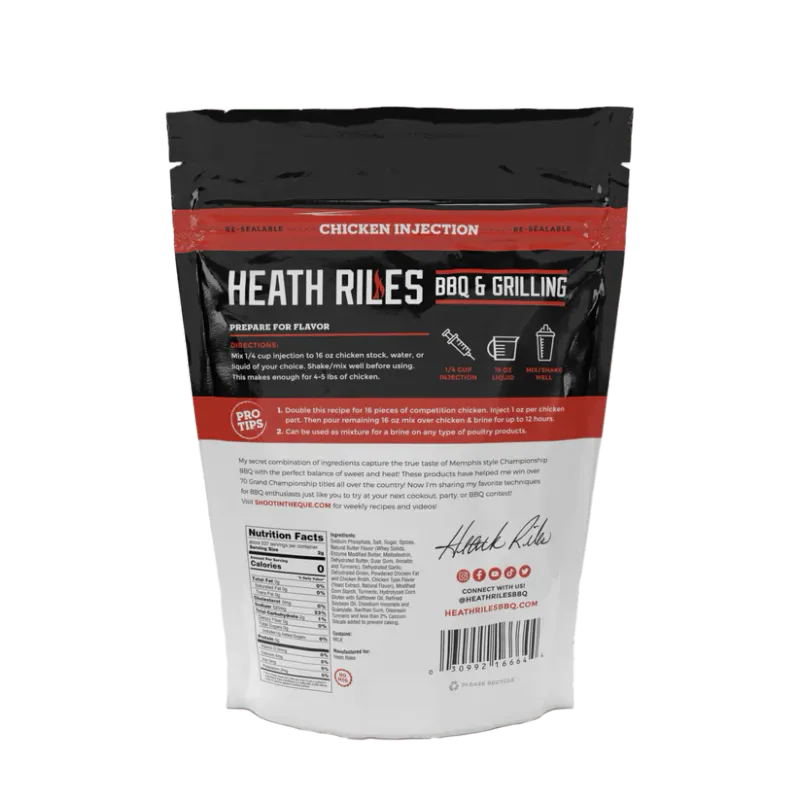 Heath Riles BBQ Chicken Injection & Brine