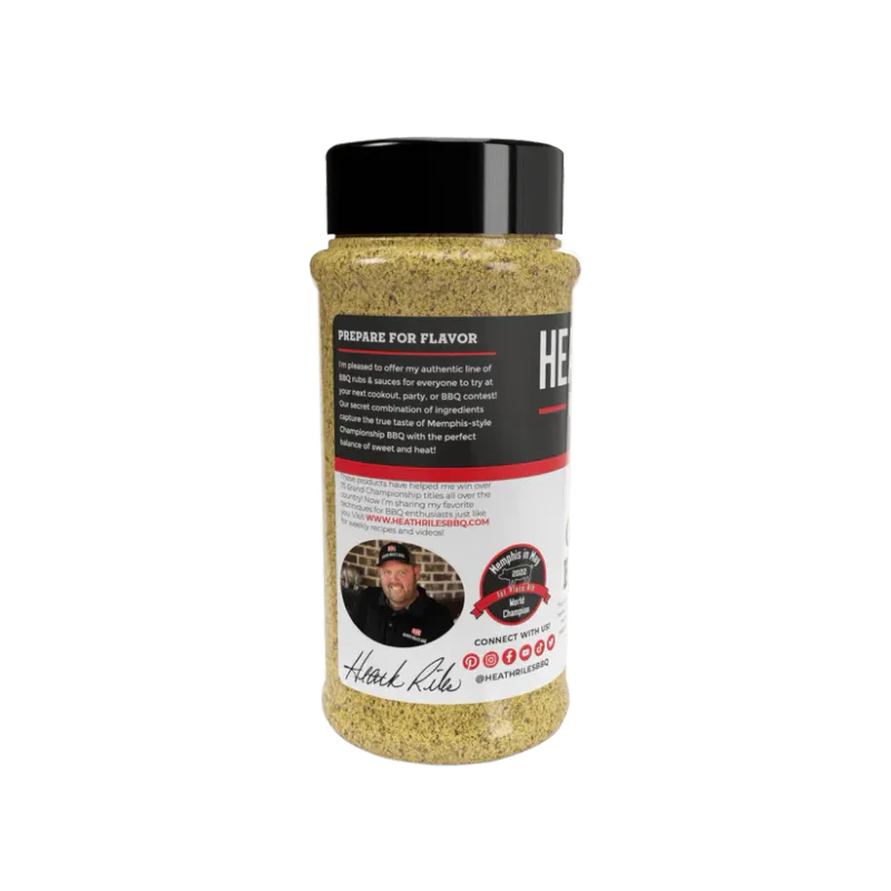 Heath Riles BBQ Garlic Butter Rub 16oz