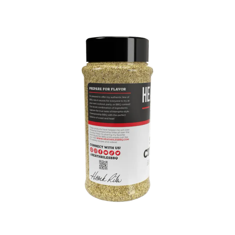 Heath Riles BBQ Simple Citrus Rub 16oz