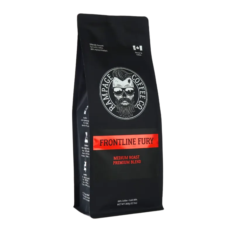 Rampage Frontline Fury Med Roast Prem Blend Whole Bean Coffee