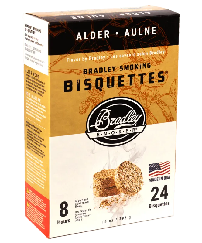 Bradley Alder Bisquettes 24pk
