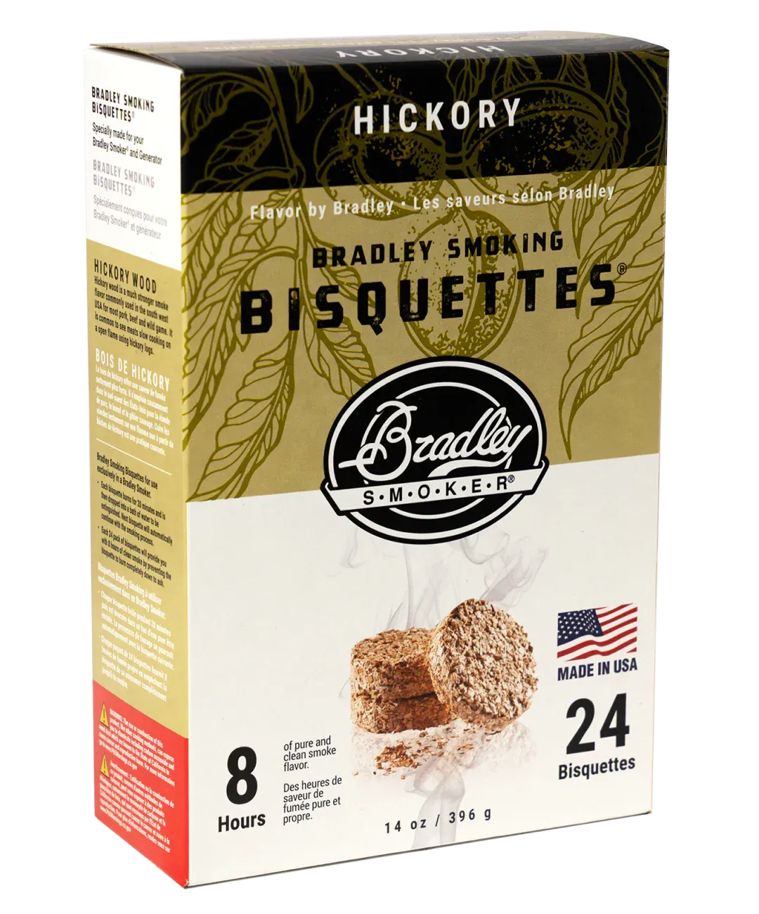 Bradley Bisquettes Hickory 24pk