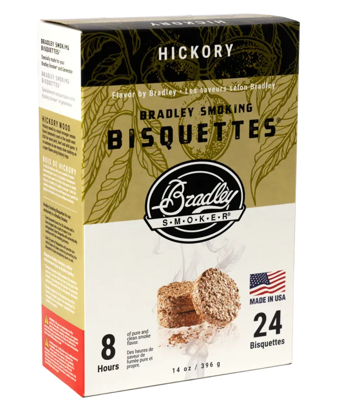 Bradley Bisquettes Hickory 24pk