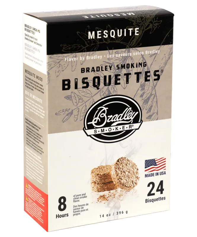 Bradley Bisquettes Mesquite 24pk