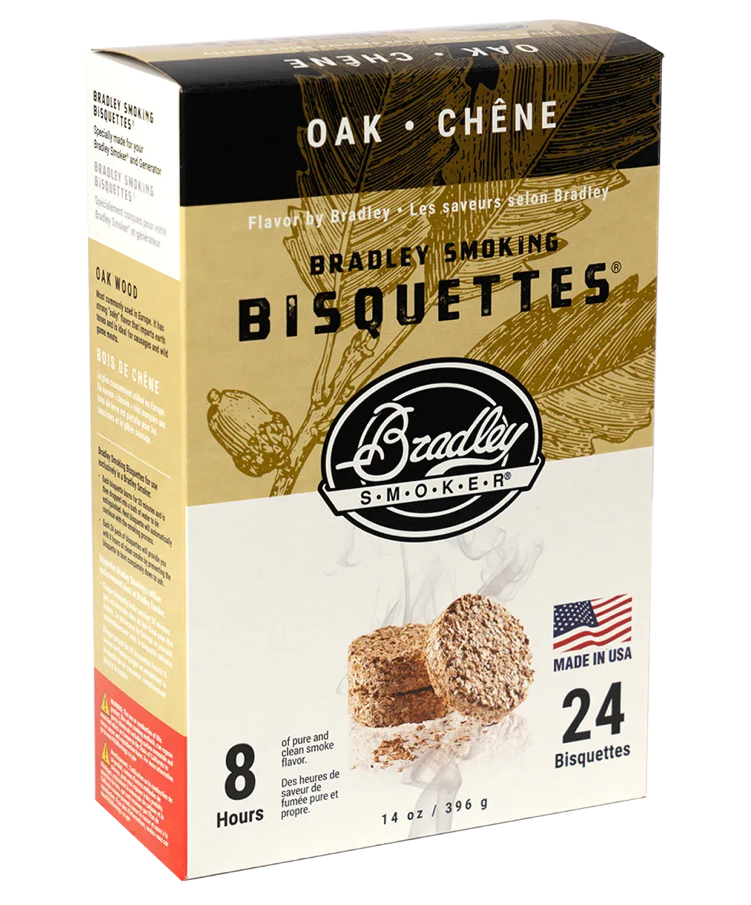 Bradley Bisquettes Oak 24pk