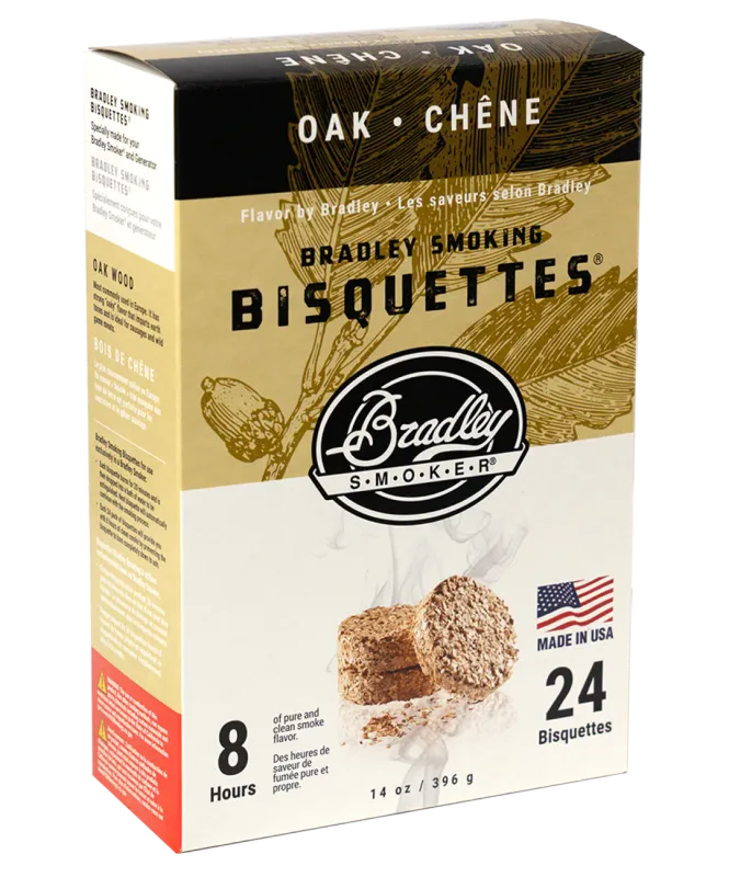 Bradley Bisquettes Oak 24pk