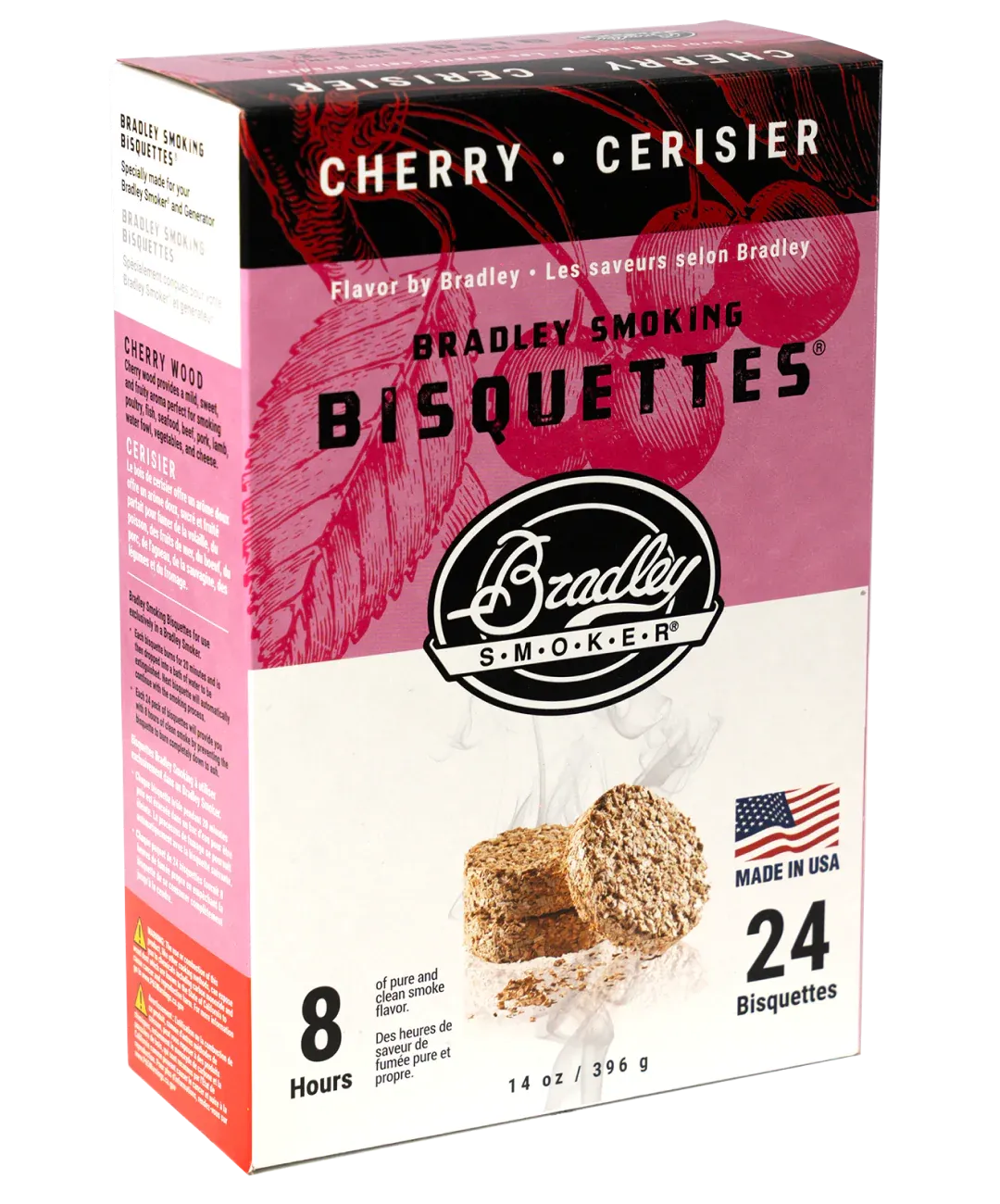 Bradley Bisquettes Cherry 24 pk