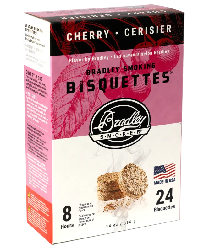 Bradley Bisquettes Cherry 24 pk