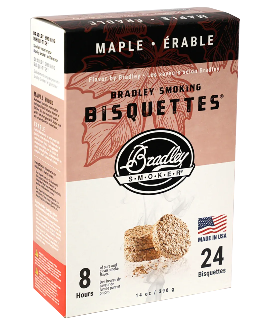 Bradley Bisquettes Maple 24pk